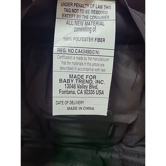 Baby Trend Sit N Stand Double Stroller Front Row Seat Cover Gray #SS76A80A Gray - Picture 7 of 12